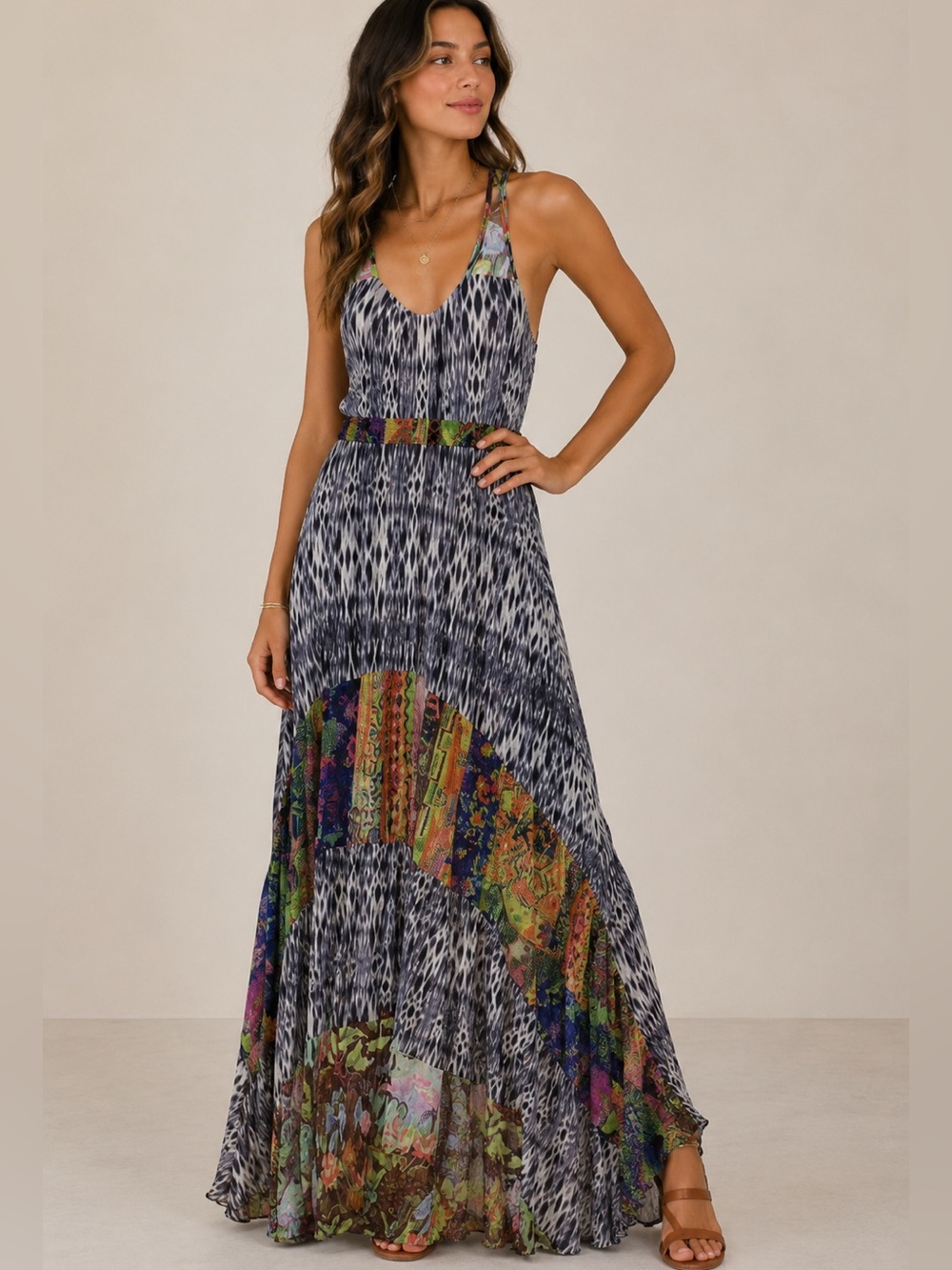 Weston Vintage inspired Boho Maxi dress so the anthropology
